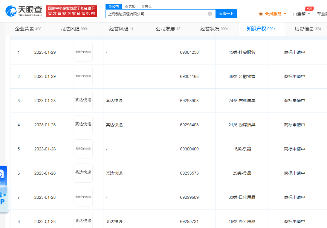 韵达快递申请某达快递商标，商标注册申请如何操作？